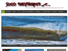 Tablet Screenshot of joebsurfshapes.com